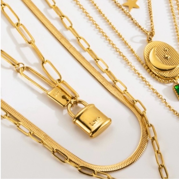 💝Boutique~Lock 🔒 of Love 💗 Necklace - Picture 4 of 5